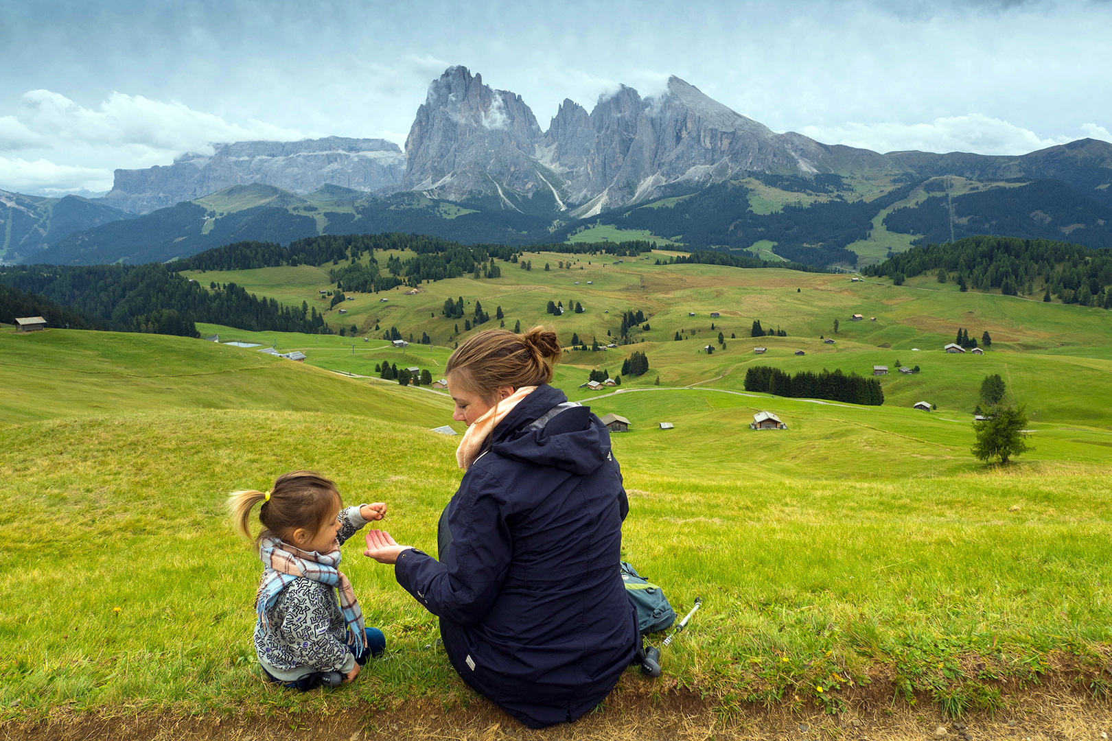 Stunning views at Alpe di Siusi