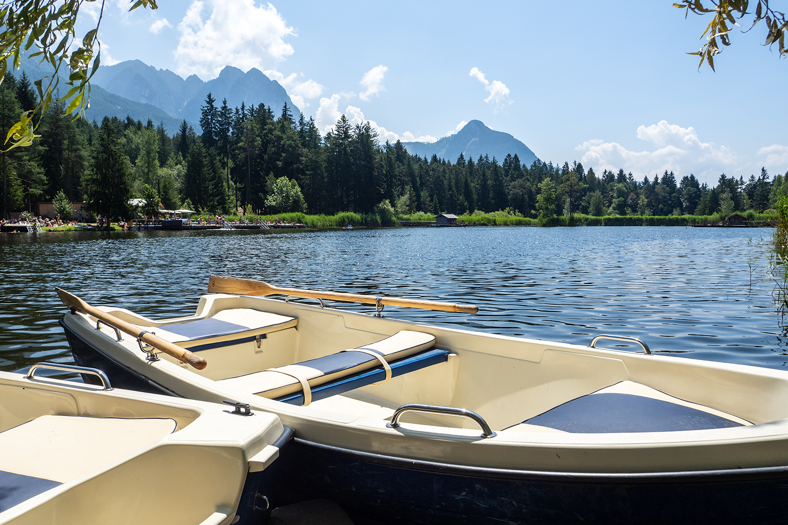 Swim pond near Siusi