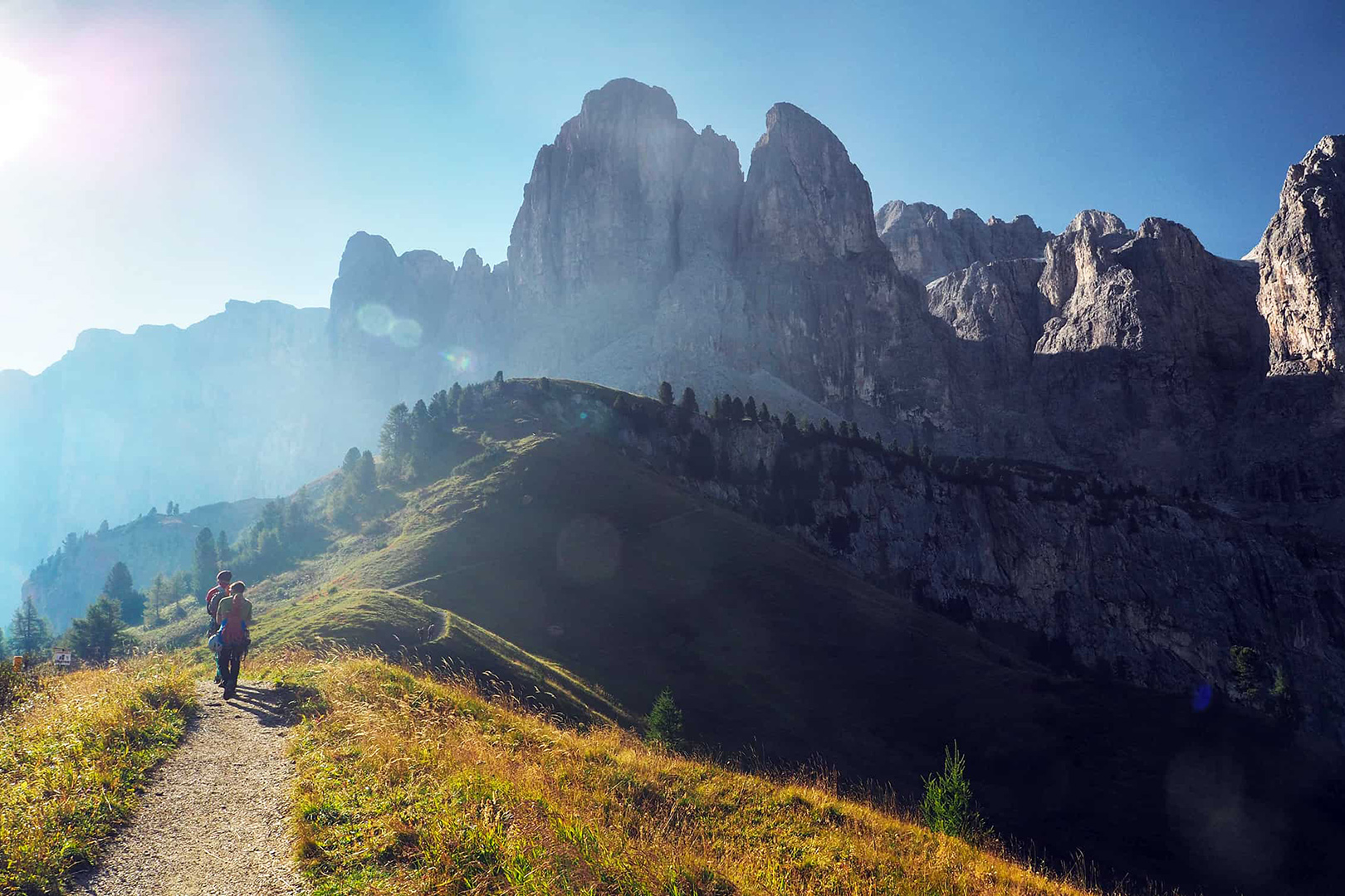 Awesome hiking trails at the Italian Dolomites