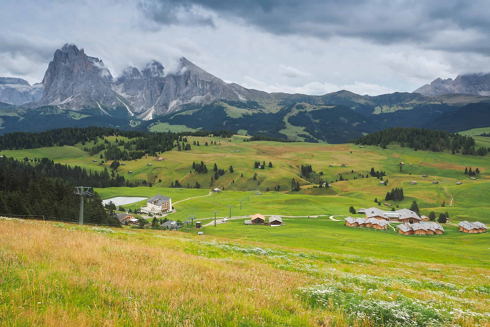 Alpe di Siusi in the Italian Dolomites